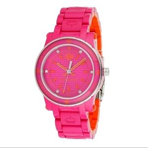 Juicy Couture Women’s pink and orange watch